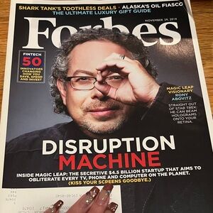 Forbes Magazine - Disruption Machine Rony Abovitz